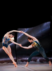 Gary Avis in DGV with Darcey Bussell